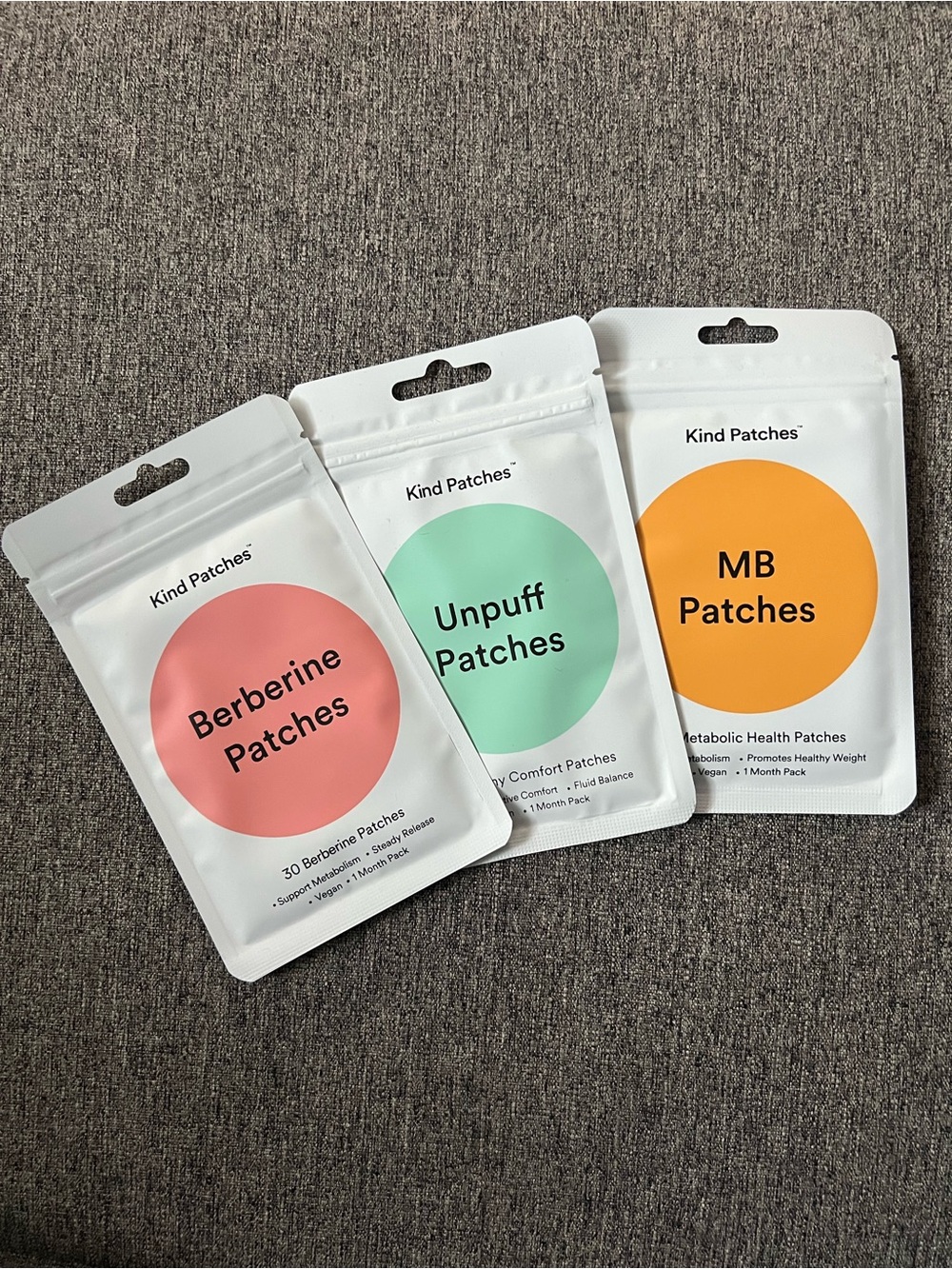 Trio Pack — Coral, Mint & Orange Wellness Patches